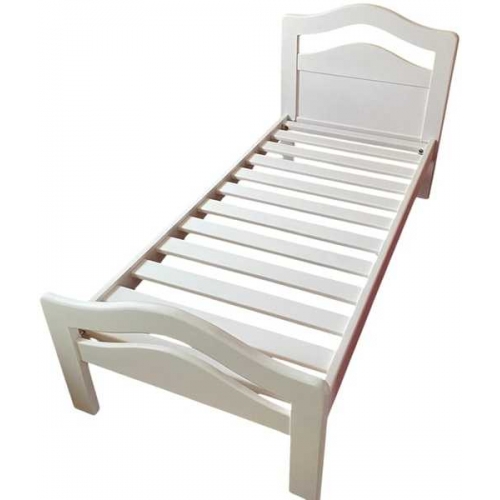 Cama De 1 Plaza Modelo Barcelona En Blanco (C515)