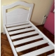 Cama De 1 Plaza Modelo Barcelona En Blanco (C515)