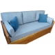 Cama marinera Sofá con cajones modelo Maja doble curva (C517)
