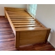 Cama 1 plaza modelo Tablero cabezal de la misma altura (C521)