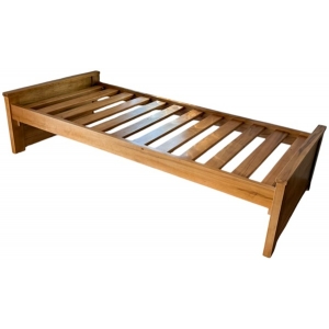 Cama 1 plaza modelo Tablero cabezal de la misma altura (C521)