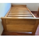 Cama 1 plaza modelo Tablero cabezal de la misma altura (C521)