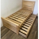 Cama 1 Plaza Modelo Tablero con Carro Marinero (C526)
