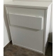 Cama repisa plegable de 1 plaza en blanco (C529)