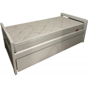 Cama Marinera Baja Modelo Capilla En Blanco (C531)