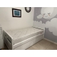 Cama Marinera Baja Modelo Capilla En Blanco (C531)