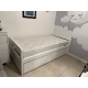 Cama Marinera Baja Modelo Capilla En Blanco (C531)