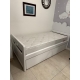 Cama Marinera Baja Modelo Capilla En Blanco (C531)