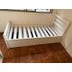 Cama 1 plaza modelo Junior En Blanco Con Carro Marinero (C538)
