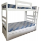 Cucheta triple con carro marinero modelo Junior En Blanco (C539)