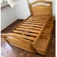 Cama De 1 Plaza y Media Modelo Barcelona Con Cajones (C540)