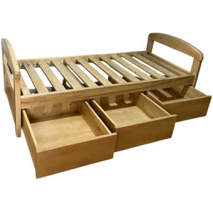 Cama marinera baja modelo Robusta con cajones (C545)