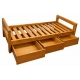 Cama marinera baja modelo Junior con cajones (C530)