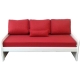 Cama 1 plaza modelo Capilla En Blanco (C404)